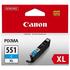 zvětšit obrázek: Canon InkCartridge CLI-551XL C - Originál