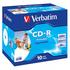 zvětšit obrázek: Verbatim CD-R 52x 700MB, Printable - Jewel (10-pack)